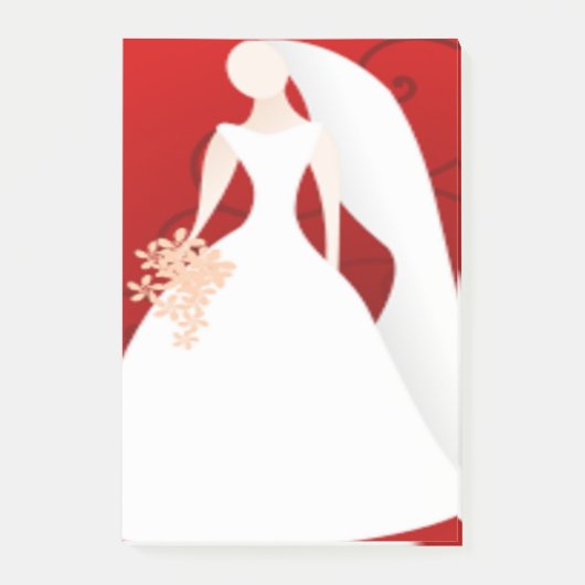 BRIDE POST-IT® NOTES (Voorkant)