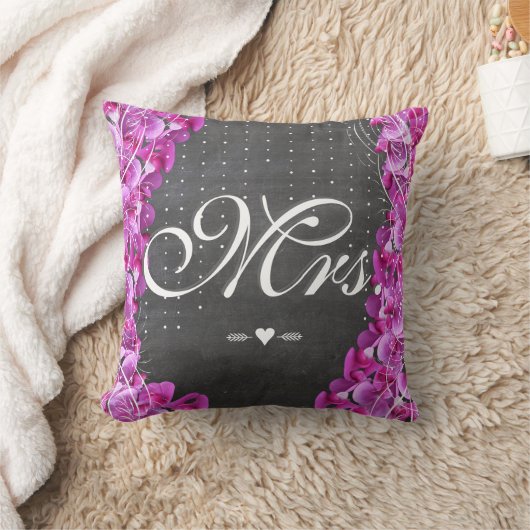 Bride Radiant Orchid Sweet Pea Wedding Kussen (Deken)