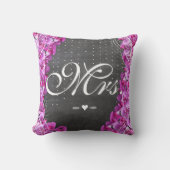 Bride Radiant Orchid Sweet Pea Wedding Kussen (Voorkant)