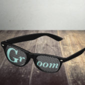 BRIDE Reception Shower Bridal Wedding Party Groom Retro Zonnebril