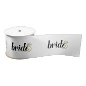 Bride Ribbon - Vrijgezellenfeest, Verloving, bruil Satijnen Lint (Spoel)