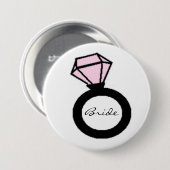 Bride Ring Ronde Button 7,6 Cm (Voorkant /achterkant)