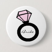 Bride Ring Ronde Button 7,6 Cm (Voorkant)
