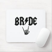 Bride Rock N Roll Skeleton Hand Halloween Bachelor Muismat (Met muis)
