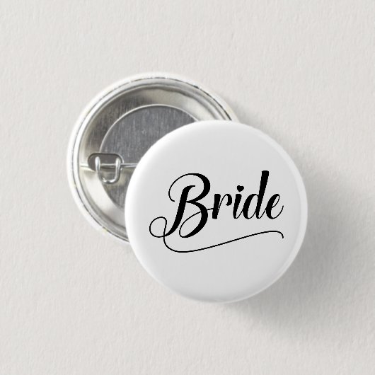 Bride Ronde Button 3,2 Cm (Voorkant /achterkant)