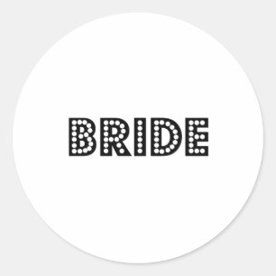 Bride Ronde Sticker