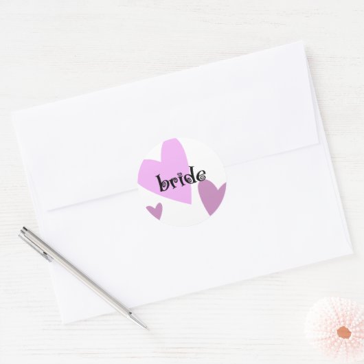Bride Ronde Sticker (Envelop)