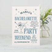 Bride’s Last Adventure – Bachelorette Weekend Fun Kaart (Staand voorkant)