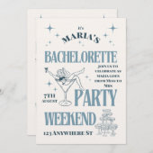 Bride’s Last Adventure – Bachelorette Weekend Fun Kaart (Voorkant / Achterkant)