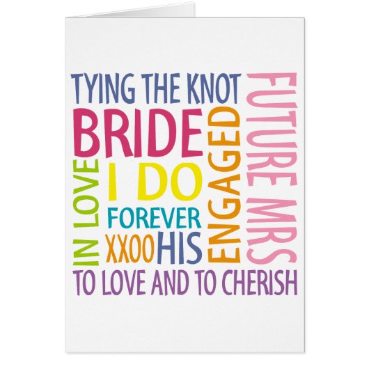 Bride Sentiments Wedding (Voorkant)