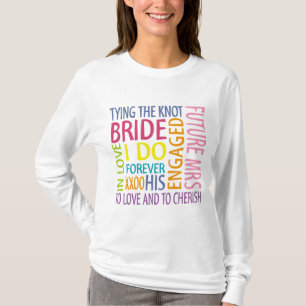 Bride Sentiments Wedding T-shirt