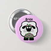 Bride Sheep Button (Voorkant /achterkant)