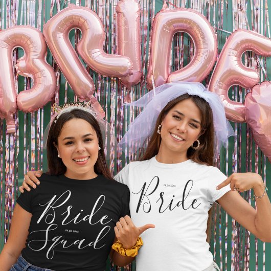 Bride Shirt met datum