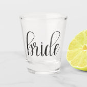 Bride Shot Glass | Bachelorette Party Glas (Voorkant)