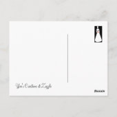 Bride Silhouette I Briefkaart (Achterkant)