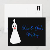 Bride Silhouette I Briefkaart (Voorkant / Achterkant)