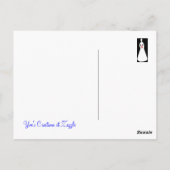 Bride Silhouette I Briefkaart (Achterkant)