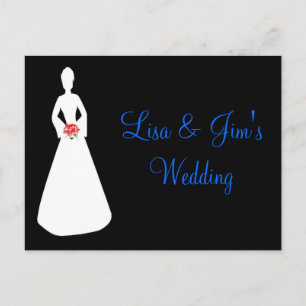 Bride Silhouette I Briefkaart