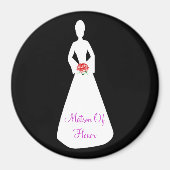Bride Silhouette I Magneet (Voorkant)