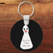 Bride Silhouette I Sleutelhanger (Voorkant)