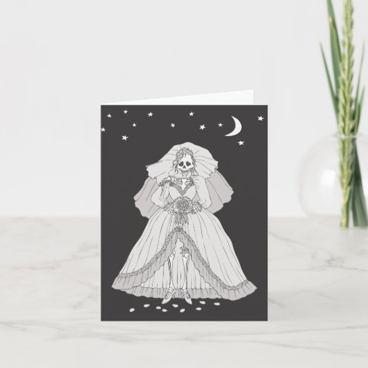 Bride Skeleton Kaart (Voorkant)