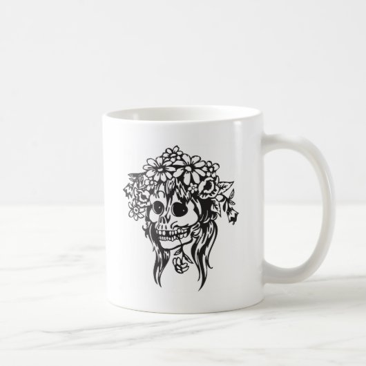 Bride Skull Koffiemok (Rechts)