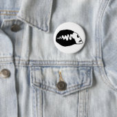 Bride Skull Ronde Button 5,7 Cm (In situ)