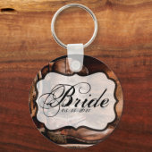 Bride Sleutelhanger Cowboy Boots Barn Wood Rustic (Voorkant)