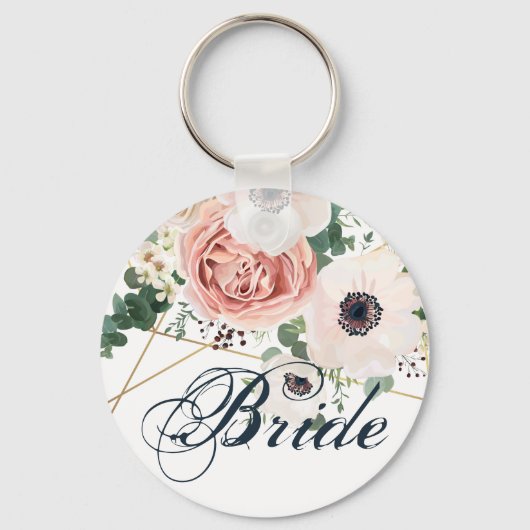 Bride Sleutelhanger Geometric Garden Roos Anemone  (Voorkant)