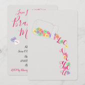 BRIDE Snoep Hart ik van jullie feestfeest Kaart (Voorkant / Achterkant)