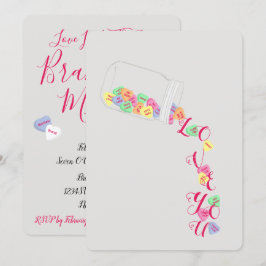 BRIDE Snoep Hart ik van jullie feestfeest Kaart