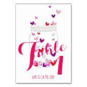 Bride Snoep Hearts Love is in Air Hearts Party Kaart (Voorkant)