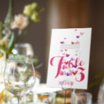 Bride Snoep Hearts Love is in Air Hearts Party Kaart<br><div class="desc">Voeg de het beëindigen aanrakingen aan uw lijsttopjes met deze leuke genummerde lijstkaarten toe. Pas hen aan aangezien u kiest, pas uw partijkleuren enkel een andere manier aan om uw partij speciaal te maken. Zoek andere leuke ideeën die allemaal deel uitmaken van het enige wat je nodig hebt is Love...</div>