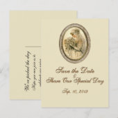  Bride sparen de Bedankt van de Namen van de Datum Aankondigingskaart (Voorkant / Achterkant)
