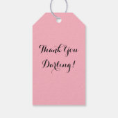 BRIDE Sprinkle A Little Love Pink Shower Party Cadeaulabel (Achterkant)