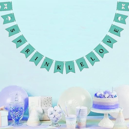 BRIDE Sprinkle Love Vrijgezellenfeest Party Vlaggetjes