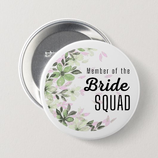 Bride Squad 3-inch ronde Button (Voorkant /achterkant)