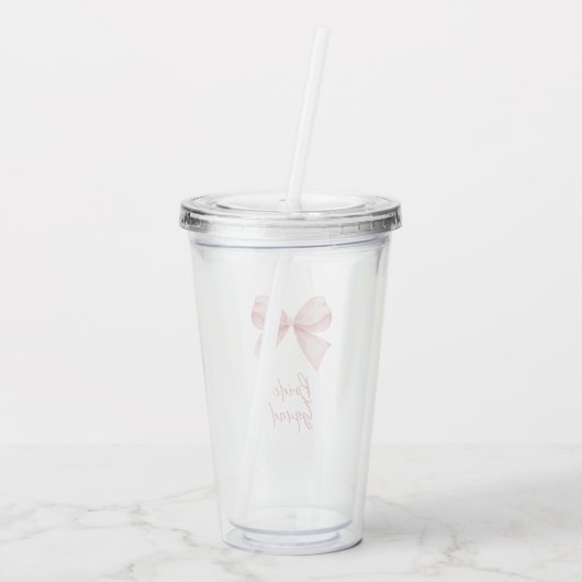 Bride Squad Acryl Drinkbeker (Achterkant)