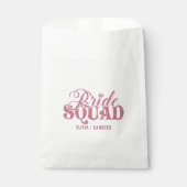 Bride Squad Bachelorette party Bedankzakje (Voorkant)