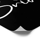 Bride Squad Bachelorette Party Bruidsmeisje Crew B Poster (Hoek)