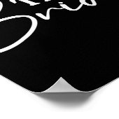 Bride Squad Bachelorette Party Bruidsmeisje Crew B Poster (Hoek)