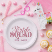 Bride Squad Bachelorette party Papieren Bordje (Feest)