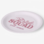 Bride Squad Bachelorette party Papieren Bordje (Gekanteld)