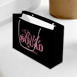 Bride Squad Bright Pink Groot Cadeauzakje