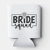 BRIDE Squad – Diamond Ring Crew Embleem Blikjeskoeler (Achterkant)