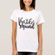 Bride Squad Elegant Script