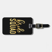 Bride Squad Gold Bagagelabel (Voorkant horizontaal)