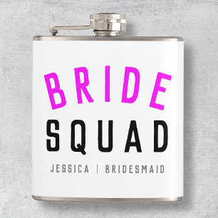 Bride Squad   Hot-roze Bachelorette Bridesmaid Heupfles