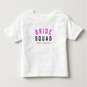 Bride Squad   Hot-roze Bachelorette Bridesmaid Kinder Shirts