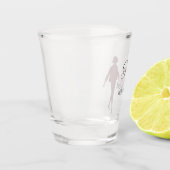 Bride Squad | Hot-roze Bachelorette Bridesmaid Shot Glas (Links)